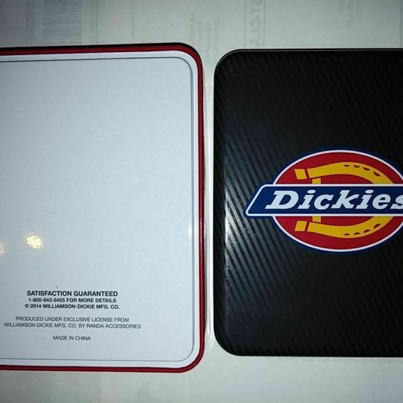 DICKIES Billfold Wallet Brown Leather STYLE 31IP220002 COLOR BROWN NEW IN TIN - Picture 10 of 12